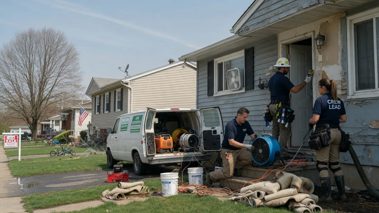 Flood Cleanup in Williamsville, IL near me